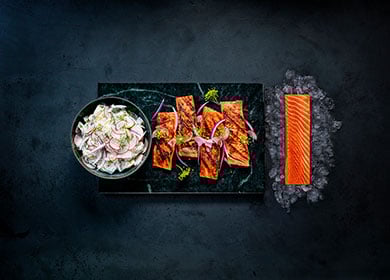 Seasoned Fjord Trout on Grill