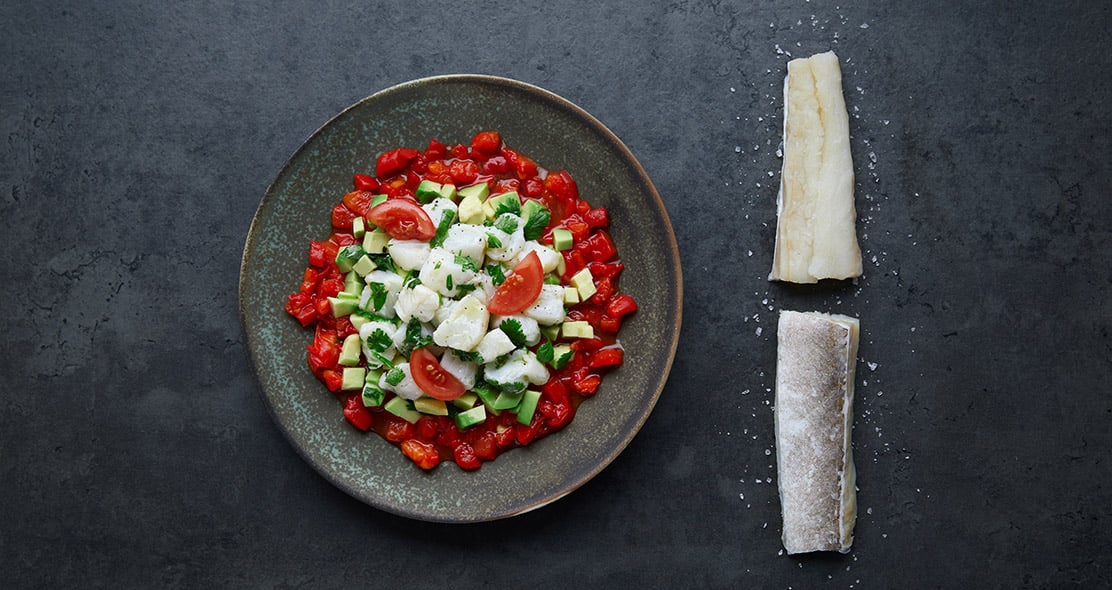 Tartar of Norwegian salted cod