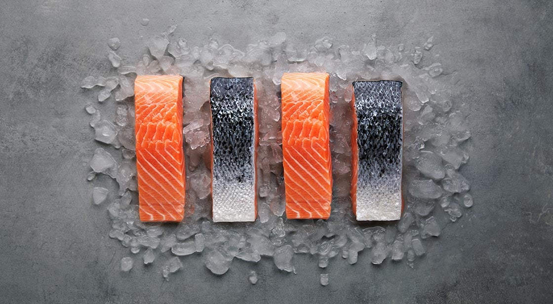 Norwegian salmon fillets